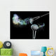 Makeup Brushes with Powder Wall Decal