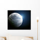 Blue Sun and World Wall Decal