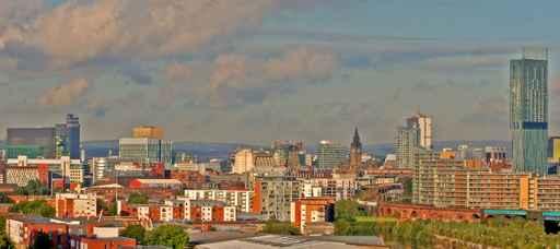 Manchester Landscape Wall Decal