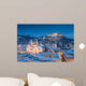 Historic City Salzburg Winter Wall Decal
