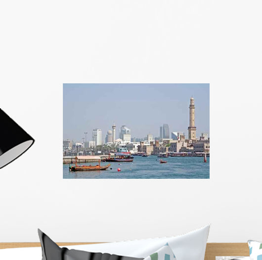 Skyline Dubai Creek Wall Decal