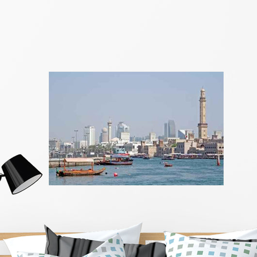 Skyline Dubai Creek Wall Decal