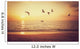 Sunrise and Flying Birds Wall Decal