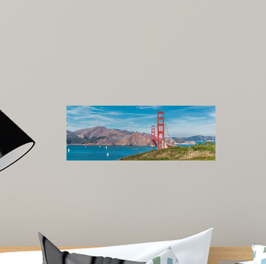 Panorama Golden Gate Bridge Wall Decal