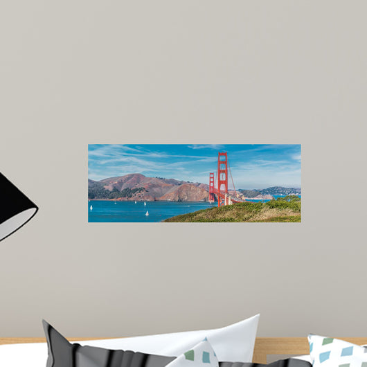 Panorama Golden Gate Bridge Wall Decal
