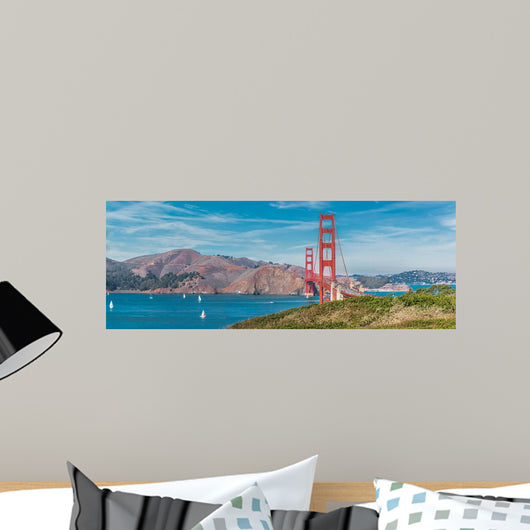 Panorama Golden Gate Bridge Wall Decal