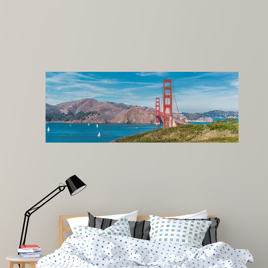 Panorama Golden Gate Bridge Wall Decal
