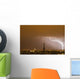 Lightning near Eiffel Tower Wall Decal