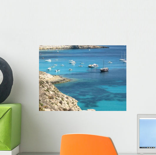 Lampedusa Wall Mural