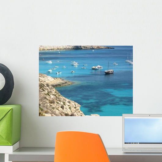 Lampedusa Wall Mural