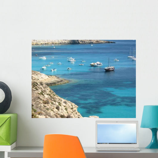 Lampedusa Wall Mural