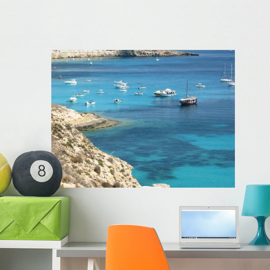 Lampedusa Wall Mural
