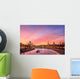 Scarlet Glow over Moscow Wall Decal