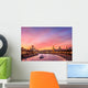 Scarlet Glow over Moscow Wall Decal