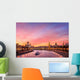 Scarlet Glow over Moscow Wall Decal