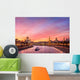 Scarlet Glow over Moscow Wall Decal