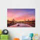 Scarlet Glow over Moscow Wall Decal