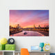 Scarlet Glow over Moscow Wall Decal