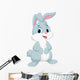 Cute Rabbit Cartoon Wall Decal