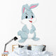 Cute Rabbit Cartoon Wall Decal