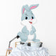 Cute Rabbit Cartoon Wall Decal