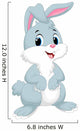 Cute Rabbit Cartoon Wall Decal