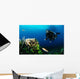 And Wrasse Diver 2 Wall Decal