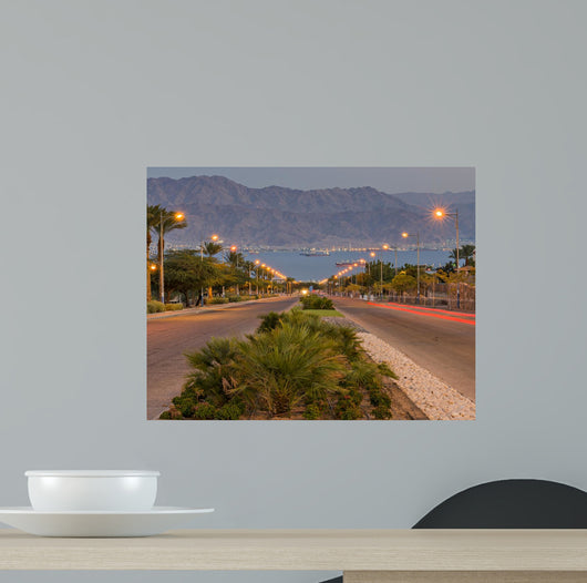 Local Street Running to Wall Decal