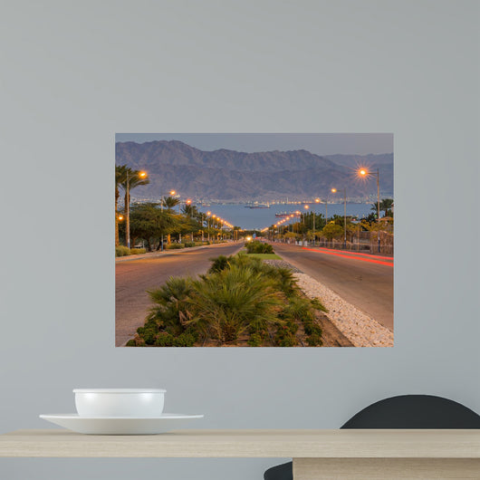 Local Street Running to Wall Decal