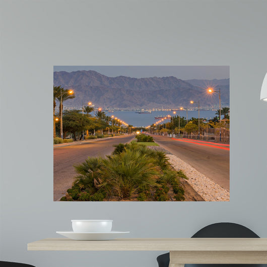 Local Street Running to Wall Decal