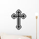 Christian Cross Simple Icon Wall Decal