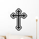 Christian Cross Simple Icon Wall Decal