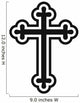 Christian Cross Simple Icon Wall Decal