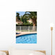 Piscine Et Palmier Wall Decal