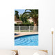 Piscine Et Palmier Wall Decal