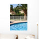 Piscine Et Palmier Wall Decal