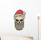 Portrait Santa Claus Grunge Wall Decal