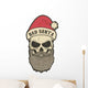 Portrait Santa Claus Grunge Wall Decal