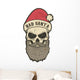 Portrait Santa Claus Grunge Wall Decal