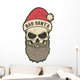 Portrait Santa Claus Grunge Wall Decal