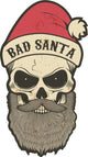 Portrait Santa Claus Grunge Wall Decal