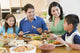 Family Enjoying Meal Mealtime Wall Decal