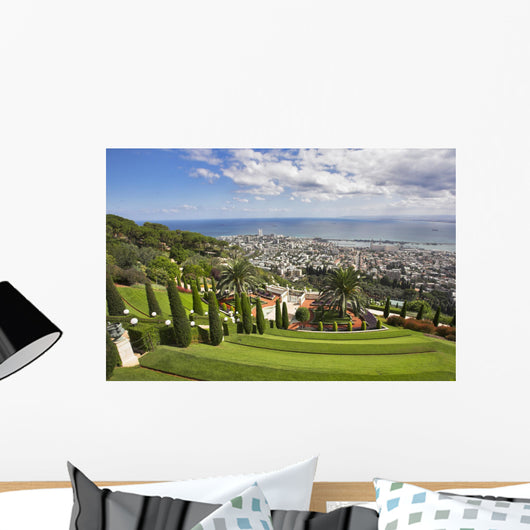 Grandiose Landscape Bahai Gardens Wall Decal