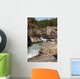 Flowing River through Canyon Wall Decal