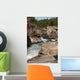 Flowing River through Canyon Wall Decal