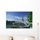 Bridge and Eiffel Tower Wall Decal