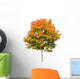 Autumn Maple Tree White Wall Decal