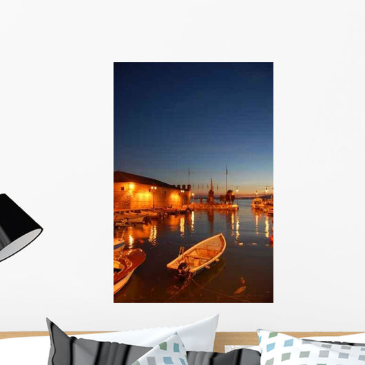 Port Lazise Night Wall Decal