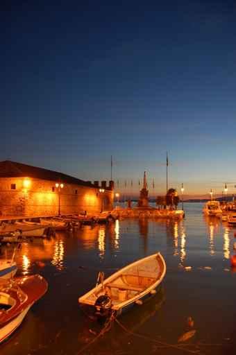 Port Lazise Night Wall Decal