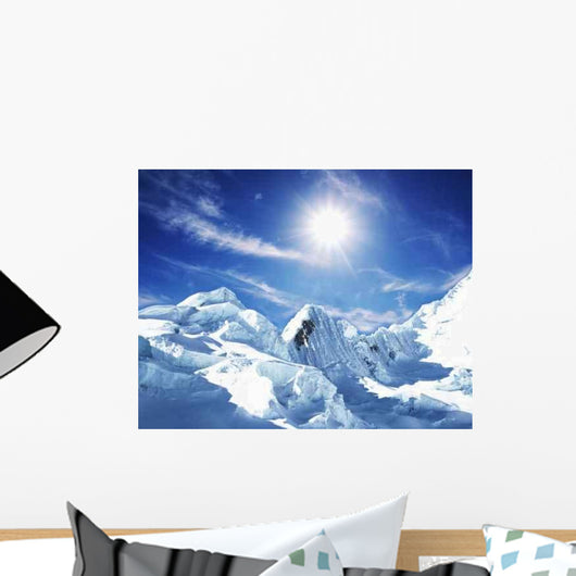 Snow-covered High Mountain Wall Decal